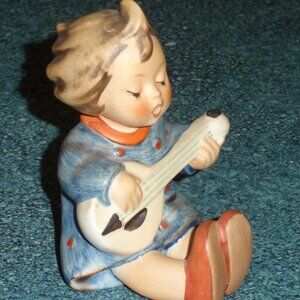 Goebel Hummel "Joyful" Figurine #53 TMK5 Girl Playing Mandolin - CHRISTMAS GIFT!